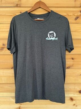 BOTE | Stand Apart Men’s Graphic Large Gray Skeleton Hang Out Till You Die Tee